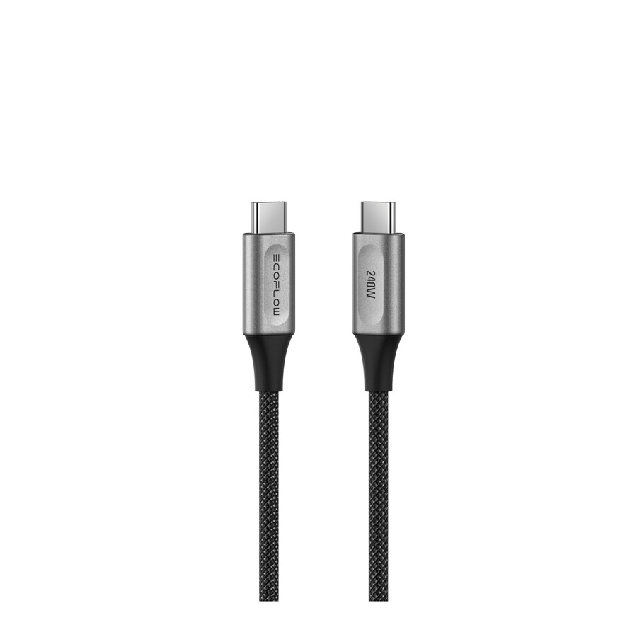 cable usb-c a usb-c ecoflow rapid pro 240 w nailon
