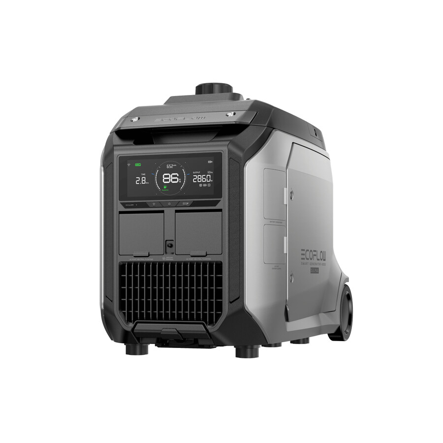 generador inteligente ecoflow 4000 combustible dual