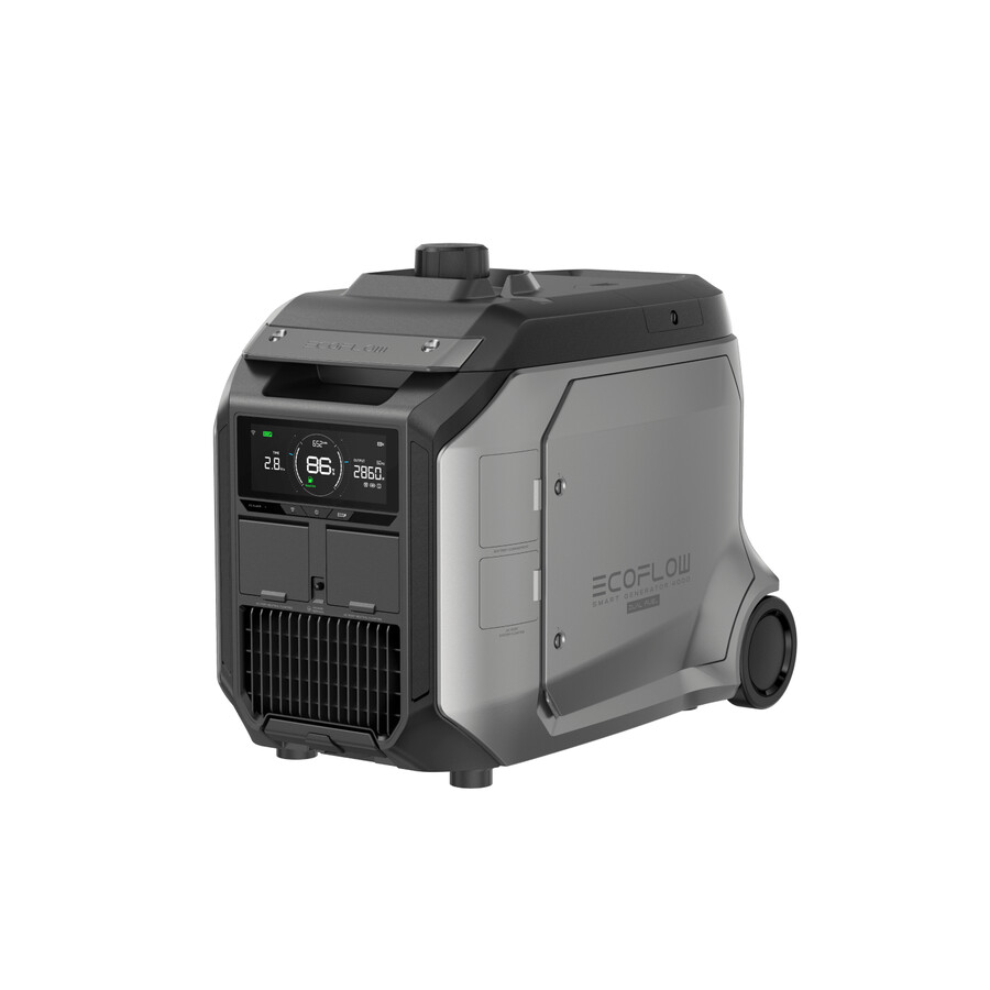 generador inteligente ecoflow 4000 combustible dual
