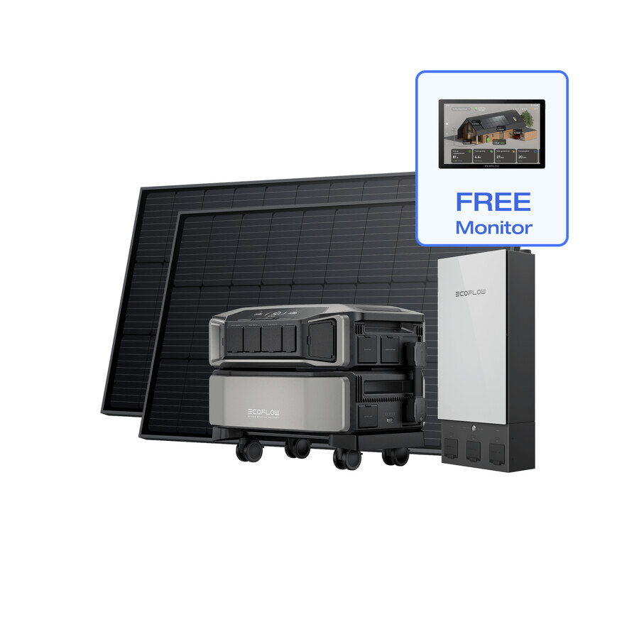 ecoflow delta pro ultra 2 paneles solares rígidos de 400 w panel smart home 2 monitor gratuito exclusivo web