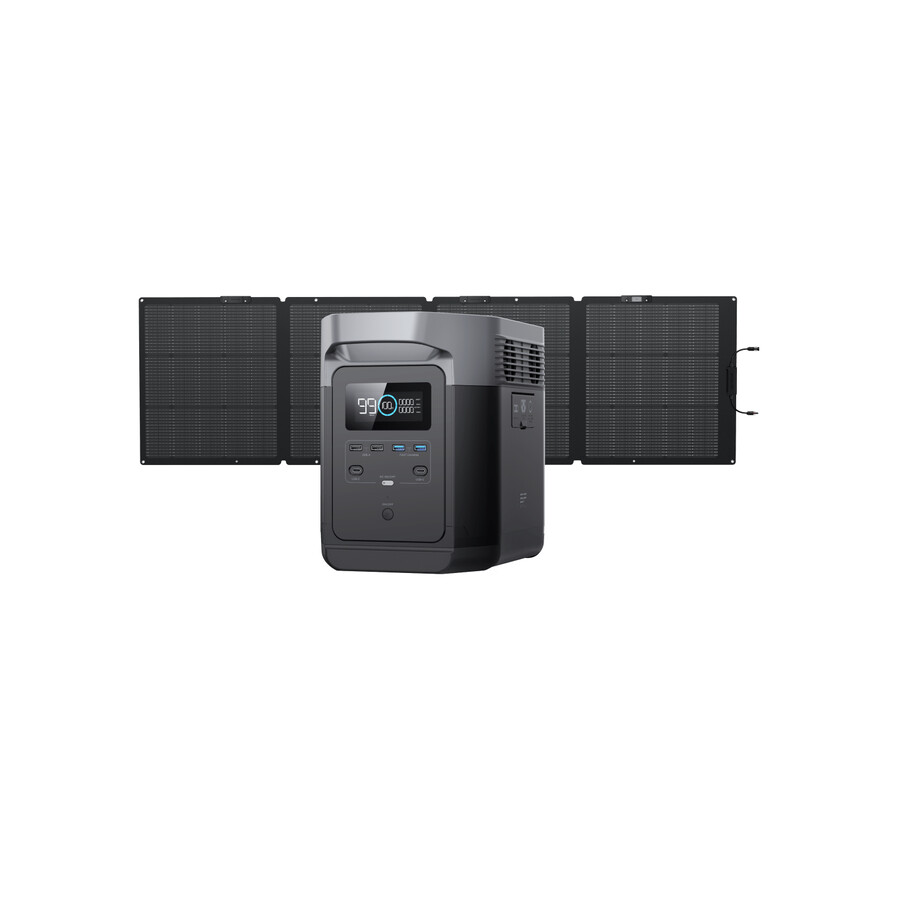 generador solar ecoflow delta fotovoltaico 220 w