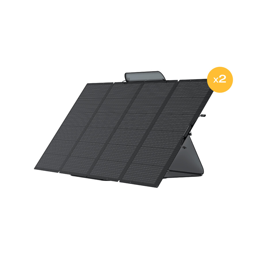 panel solar portátil ecoflow de 400 w*2