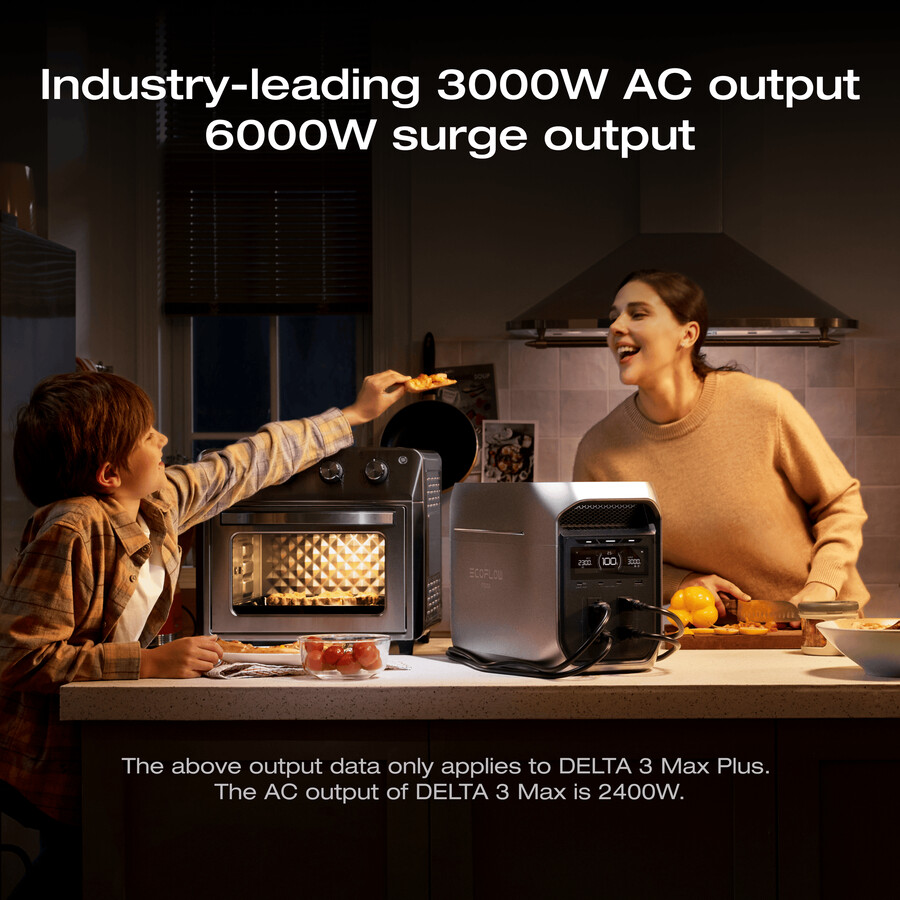 ecoflow delta 3 max plus 2048 wh panel solar de 500 w