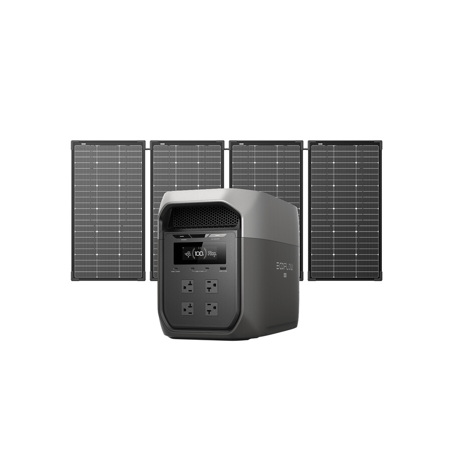 ecoflow delta 3 max plus 2048 wh panel solar de 500 w