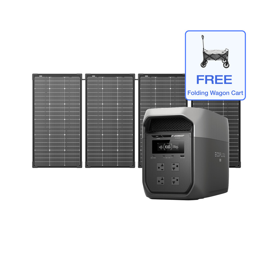 ecoflow delta 3 max plus 2048 wh panel solar de 500 w