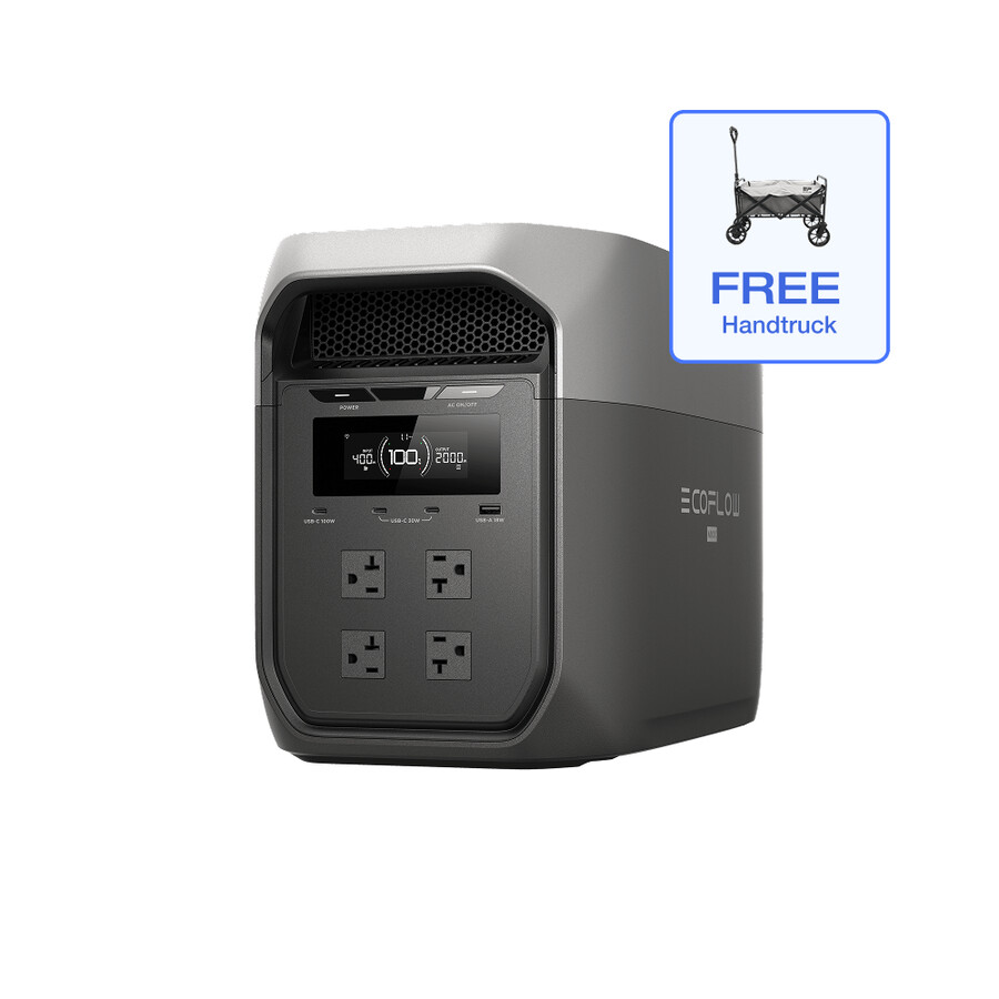 ecoflow delta 3 max plus 2048 wh panel solar de 500 w