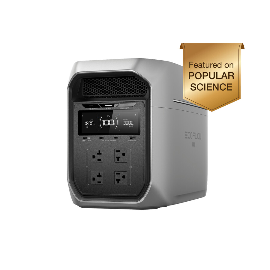 ecoflow delta 3 max plus 2048 wh panel solar de 500 w