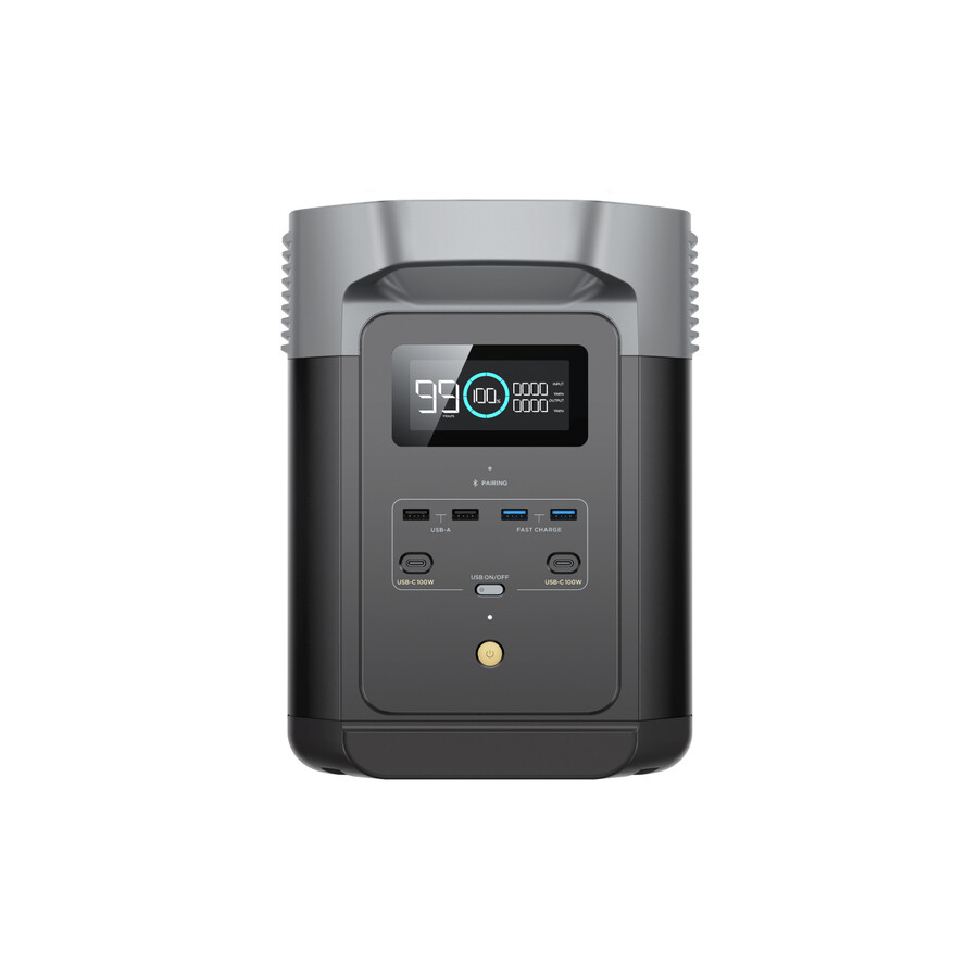 ecoflow delta 2 batería adicional inteligente delta 2 2 paneles solares de 110 w