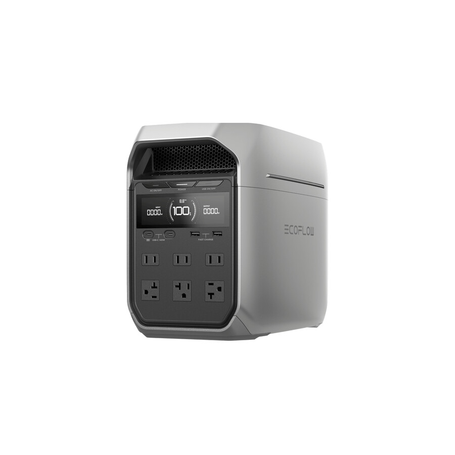 estación de energía portátil ecoflow 2 × delta 3 plus