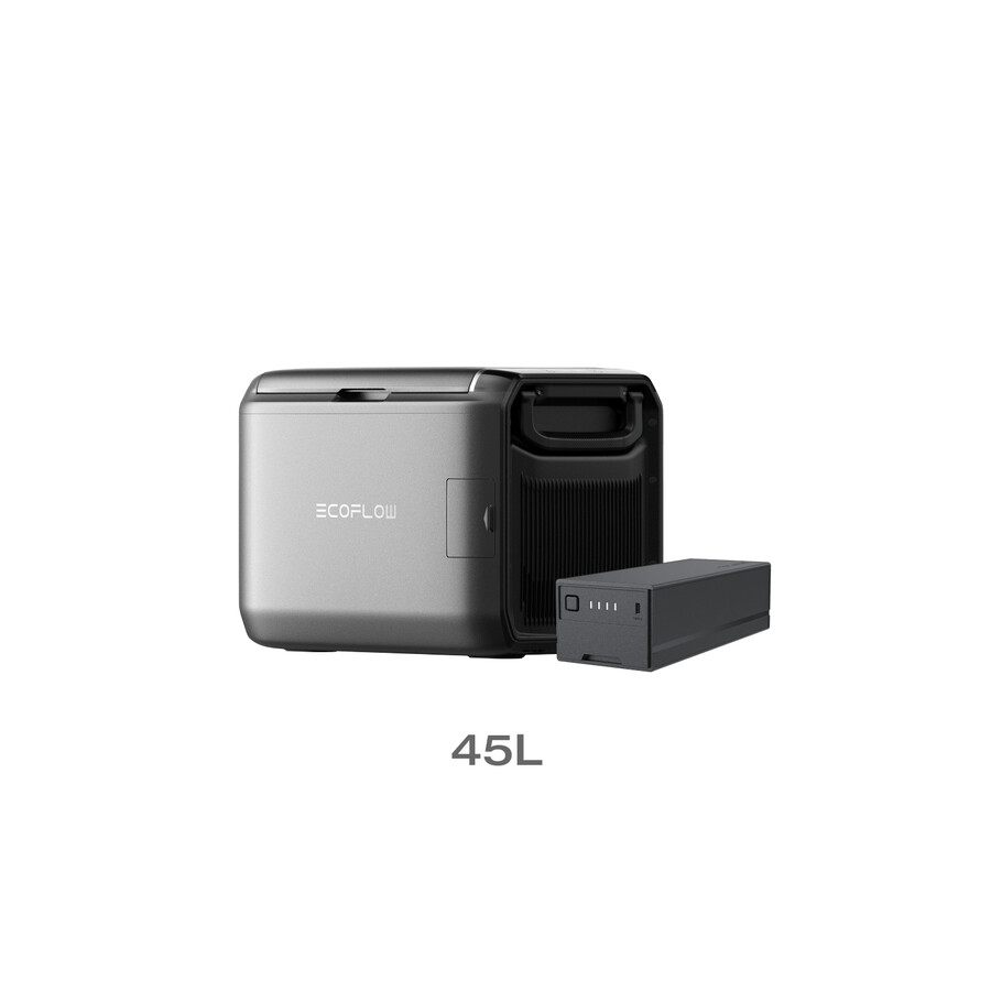 frigorífico-congelador portátil ecoflow glacier de 45 l batería enchufable glacier