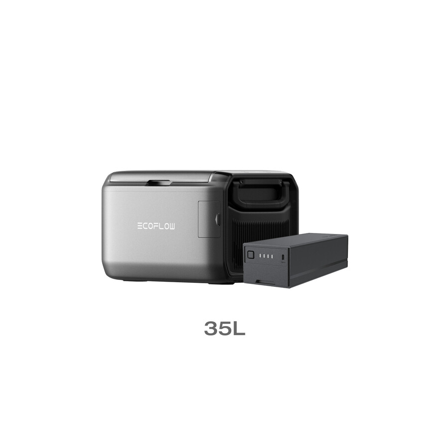 frigorífico-congelador portátil ecoflow glacier de 45 l batería enchufable glacier