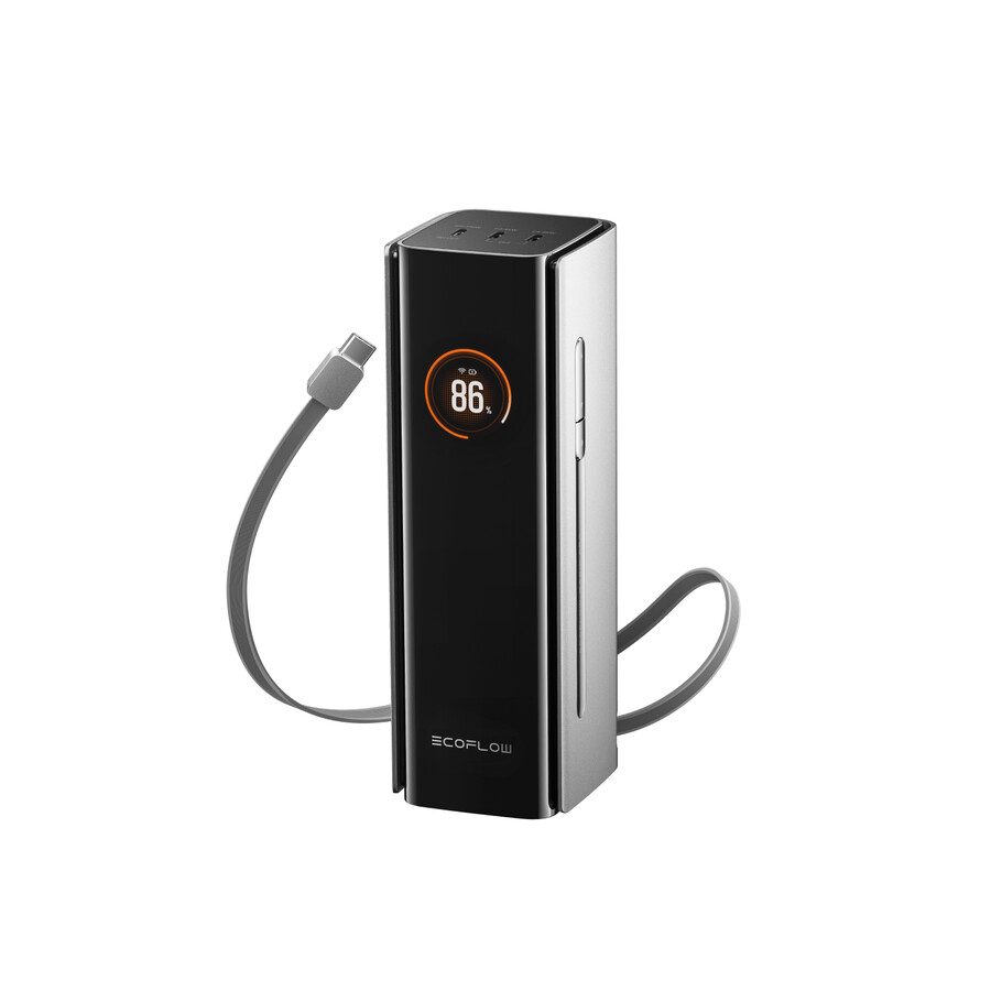 banco de energía ecoflow rapid pro 27 650 mah 300 w 140 w cable integrado